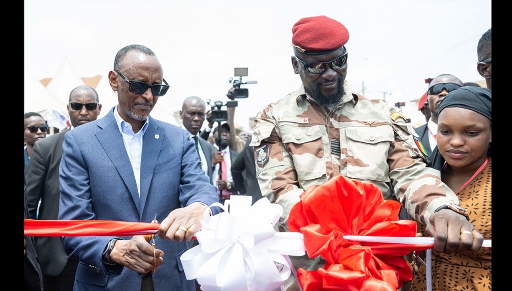 Inauguration éclatante : léchangeur guinéen 'Kagame a vu le jour