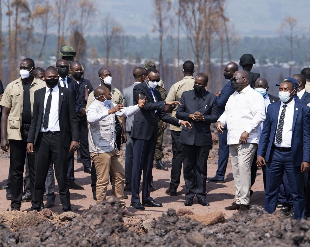 Rwanda RDC: Kagame au secours des sinistrés du volcan de Goma