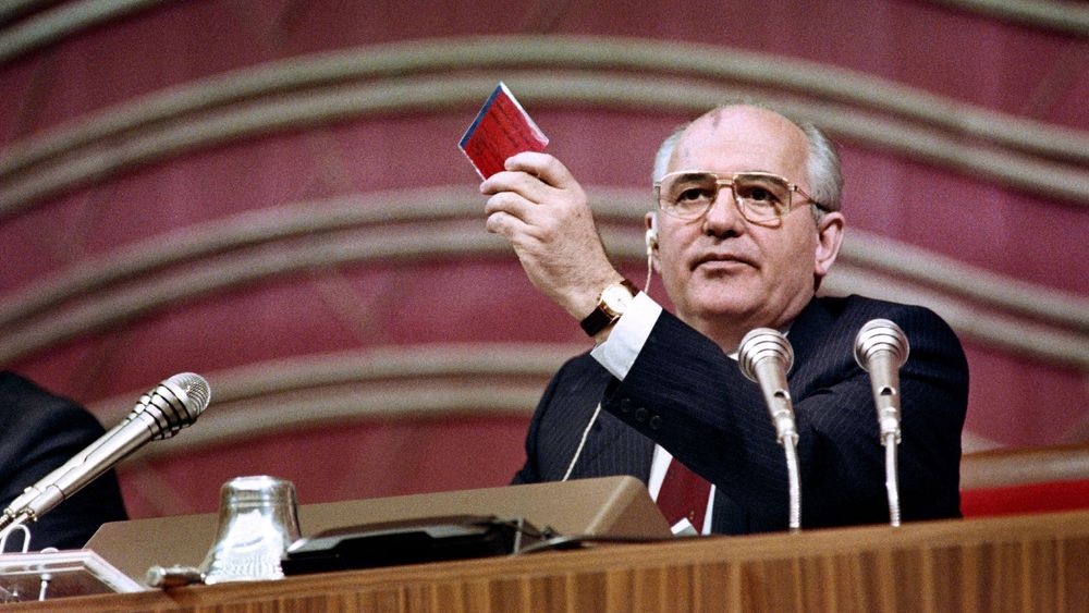 C’etait Mikhail Gorbatchev