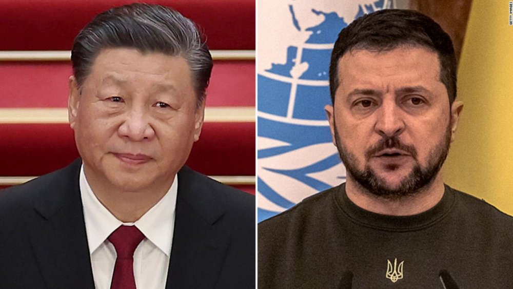 La Chine et lUkraine : Xi Jinping et Zelensky discutent de la paix