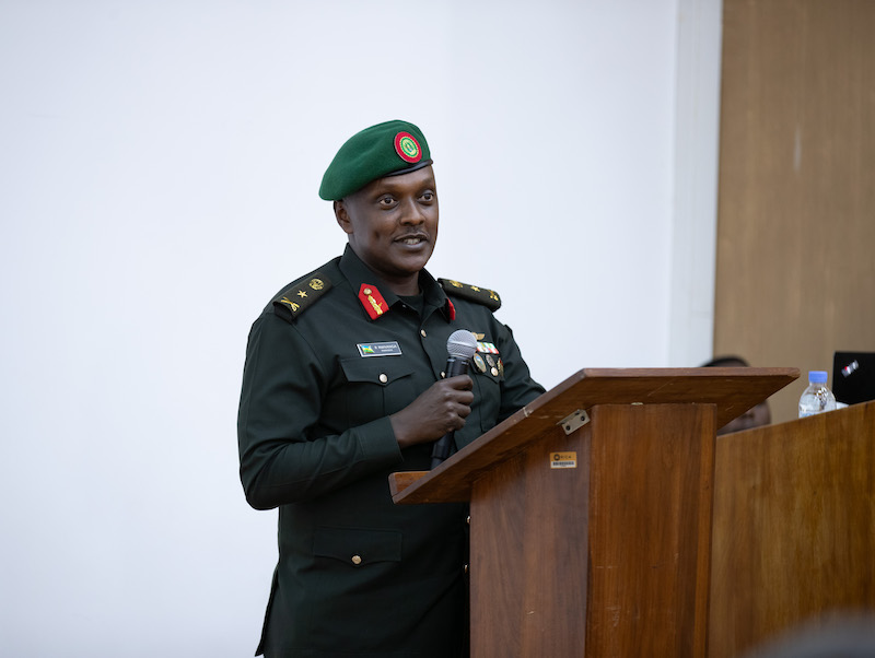 Le porte-parole de RDF donne une conférence aux étudiants de RICA sur la pérennisation des acquis du Rwanda