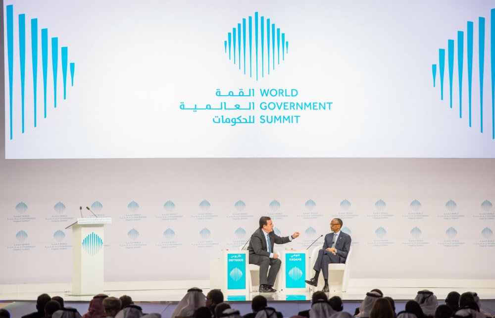 Kagame participe au 11ème Sommet mondial des gouvernements à Dubaï