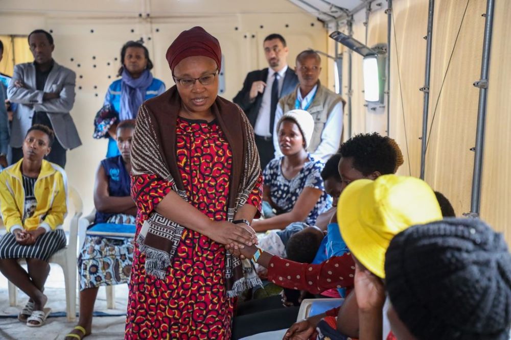 Wairimu Nderitu a visité les Tutsi congolais du camp de Nkamira