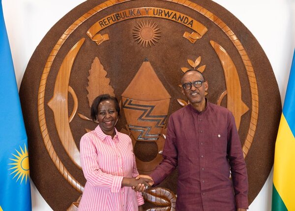 La Secrétaire générale de l'OIF reçu par le Président Paul Kagame