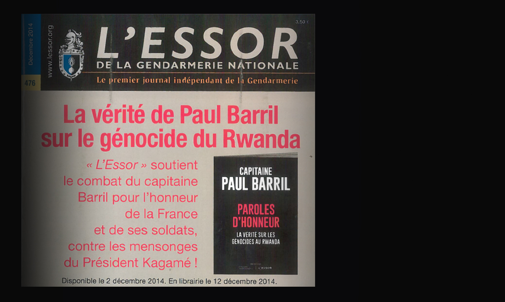 Rwanda : la gendarmerie française défend le chef mercenaire Paul Barril