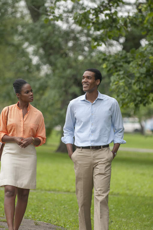 La première photo du film sur la romance entre Barack et Michelle Obama
