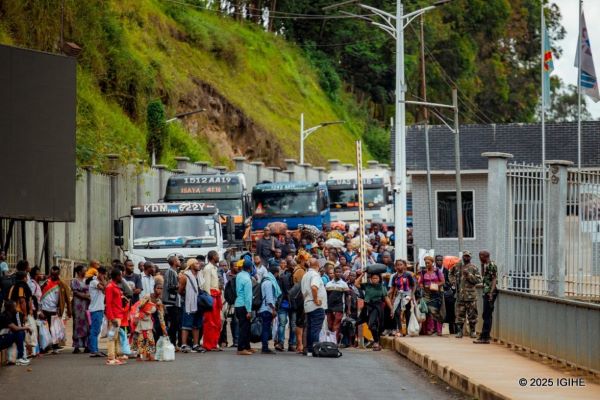 400 ressortissants congolais rejoignent leur foyer après la prise de Bukavu par le M23