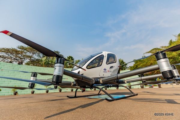 Le Rwanda dévoile les premiers drones taxis passagers en Afrique