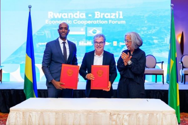 Le Rwanda et le Brésil signent un protocole d’accord pour renforcer la coopération commerciale et les investissements