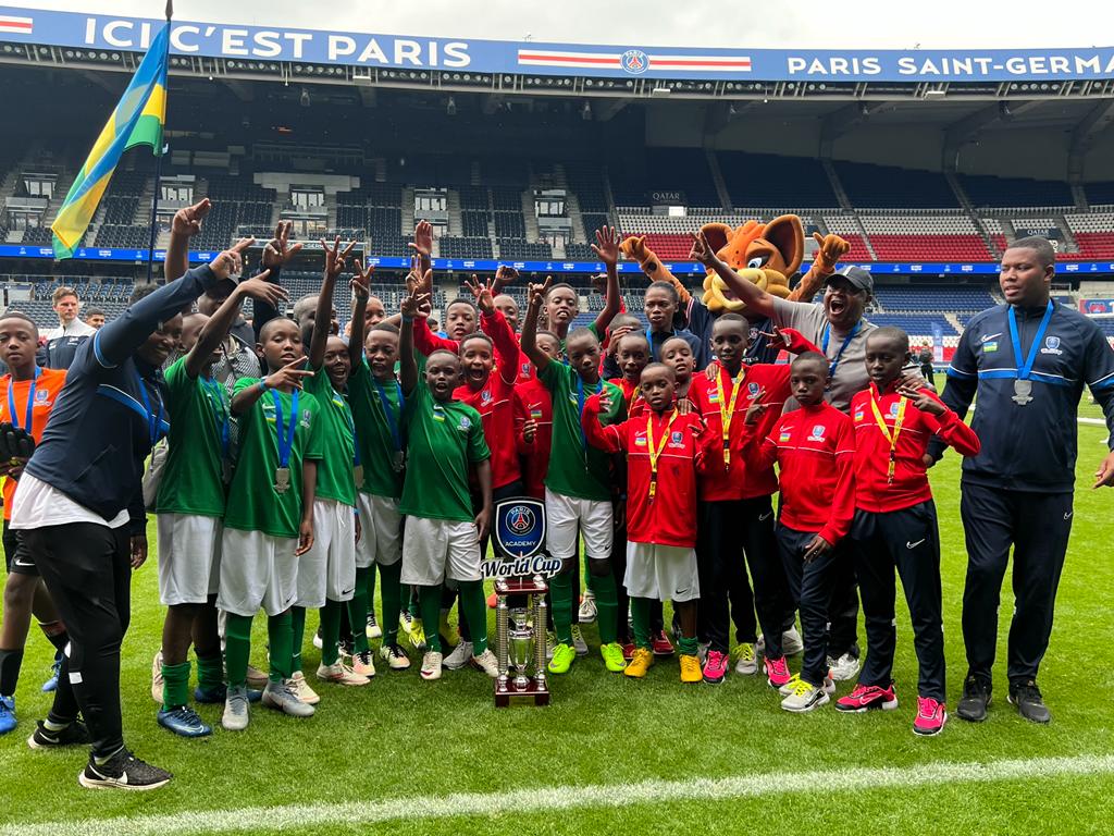 Le PSG Rwanda U13 va affronter le Royaume-Uni à Paris ce weekend