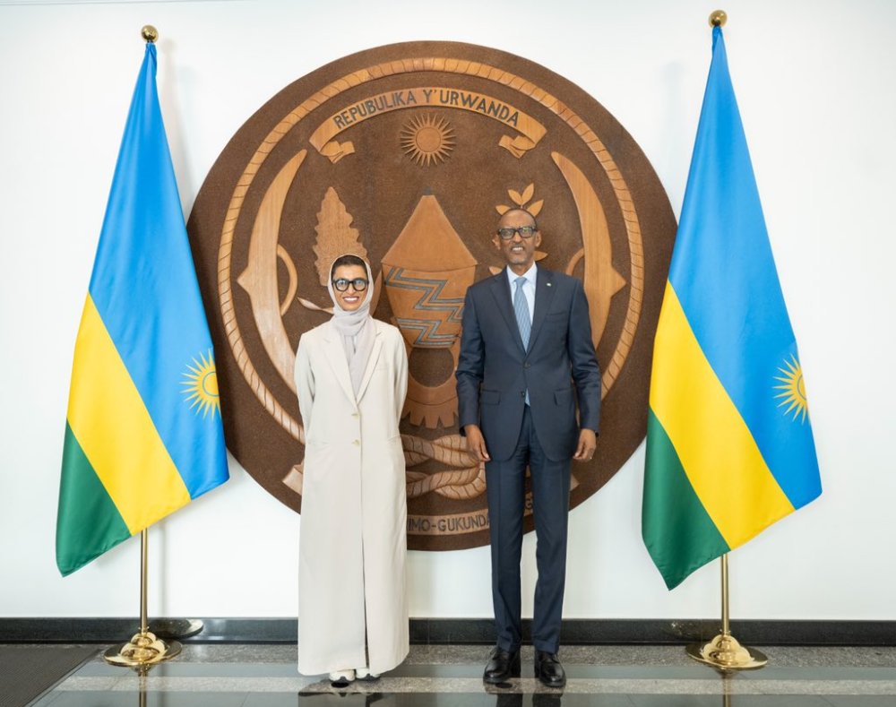 Kagame reçoit la haute diplomate émiratie