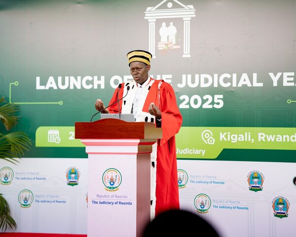 Le président de la cour suprême du Rwanda dévoile les priorités pour la nouvelle année judiciaire