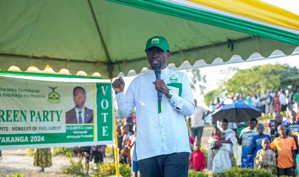 Dr. Franck Habineza promet d'éliminer totalement la taxe foncière une fois élu président du Rwanda