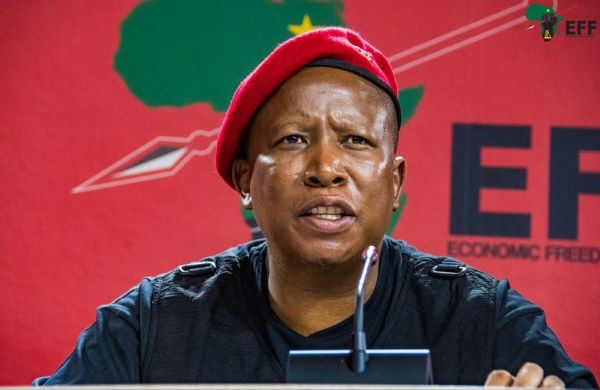 Julius Malema fustige le gouvernement sud-africain pour le déploiement de leurs troupes en RDC