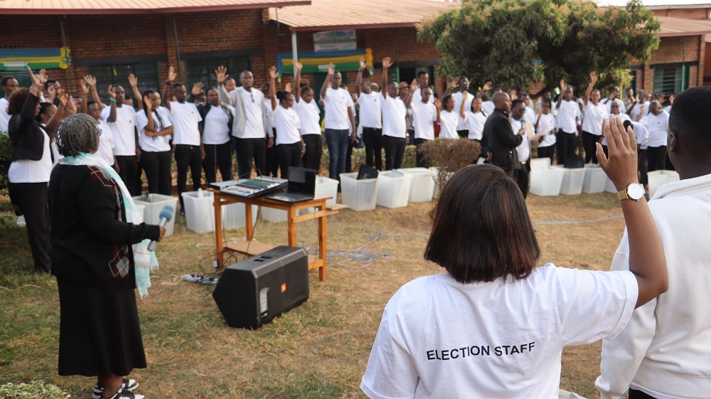 Les observateurs de l’union des partis politiques satisfaits de la tenue des élections au Rwanda