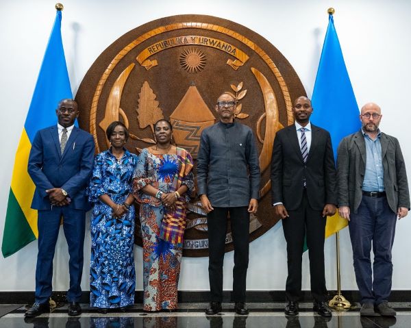 Le Président Kagame accueille des dirigeants de l’UA et le Secrétaire général de l’UIP